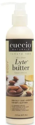 Масло-баттер для тела рук и стоп Cuccio Naturale Lyte Ultra Sheer сладкий миндаль 237 мл