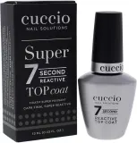 Верхнее покрытие для ногтей Cuccio Nail Solutions Super 7 Second Reactive Top Coat быстросохнущее, без лампы, 13 мл — фото 2