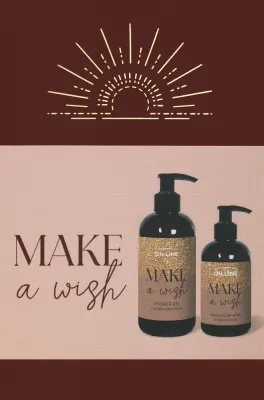 Набор On Line Make A Wish Cedarwood & Rose жидкое мыло для рук и тела 250 мл и гель для душа 400 мл