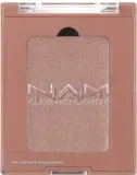 NAM Make Up Rozświetlacz do twarzy - Хайлайтер для лица NAM Glass Highlighter New с ультратонкими пигментами, 6 г, оттенок 01 - Light-Chaser-Tekstura-2 — фото 1