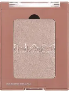 NAM Make Up Rozświetlacz do twarzy - Хайлайтер для лица NAM Glass Highlighter New с ультратонкими пигментами, 6 г, оттенок 06 - Pure-Peach-Tekstura