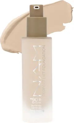 NAM Make Up Podkład do twarzy - Тональный флюид NAM Perfect Lift Foundation с эффектом лифтинга стойкий, 30 мл, оттенок 01