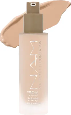 NAM Make Up Podkład do twarzy - Тональный флюид NAM Perfect Lift Foundation с эффектом лифтинга стойкий, 30 мл, оттенок 03