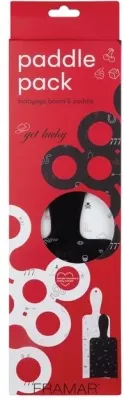 Набор для балаяжа Framar Get Lucky Paddle Pack чёрная и белая доски, 2 шт