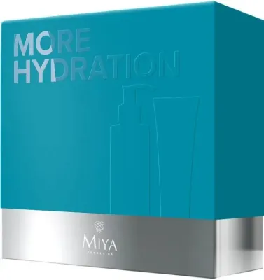 Набор Miya Cosmetics Moisture Glow очищающий гель 140 мл и увлажняющий крем-бальзам 75 мл