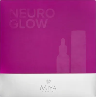 Набор для лица Miya Cosmetics Neuro Glow сыворотка с экзосомами и ночной крем для зрелой кожи 30+50 мл