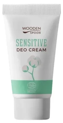 Дезодорант-крем Wooden Spoon Sensitive Deo Cream для чувствительной кожи, с нейтральным запахом, 40 мл