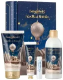 Набор Bottega Verde Favola Di Natale гель для душа 250 мл молочко для тела 150 мл крем для рук 30 мл и бальзам для губ 4 г в жестяной коробке — фото 1