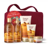Набор Bottega Verde Argan Del Marocco гель 400 мл лосьон 200 мл крем для рук 75 мл жидкое мыло 250 мл крем для лица 50 мл и косметичка — фото 1