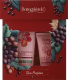 Набор Bottega Verde Red Grape гель для ванны и душа 200 мл и крем для рук 75 мл — фото 1