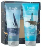 Мужской набор Bottega Verde Blu d'Acqua и Momenti di Blu гель-шампунь для душа 2 шт по 200 мл — фото 1