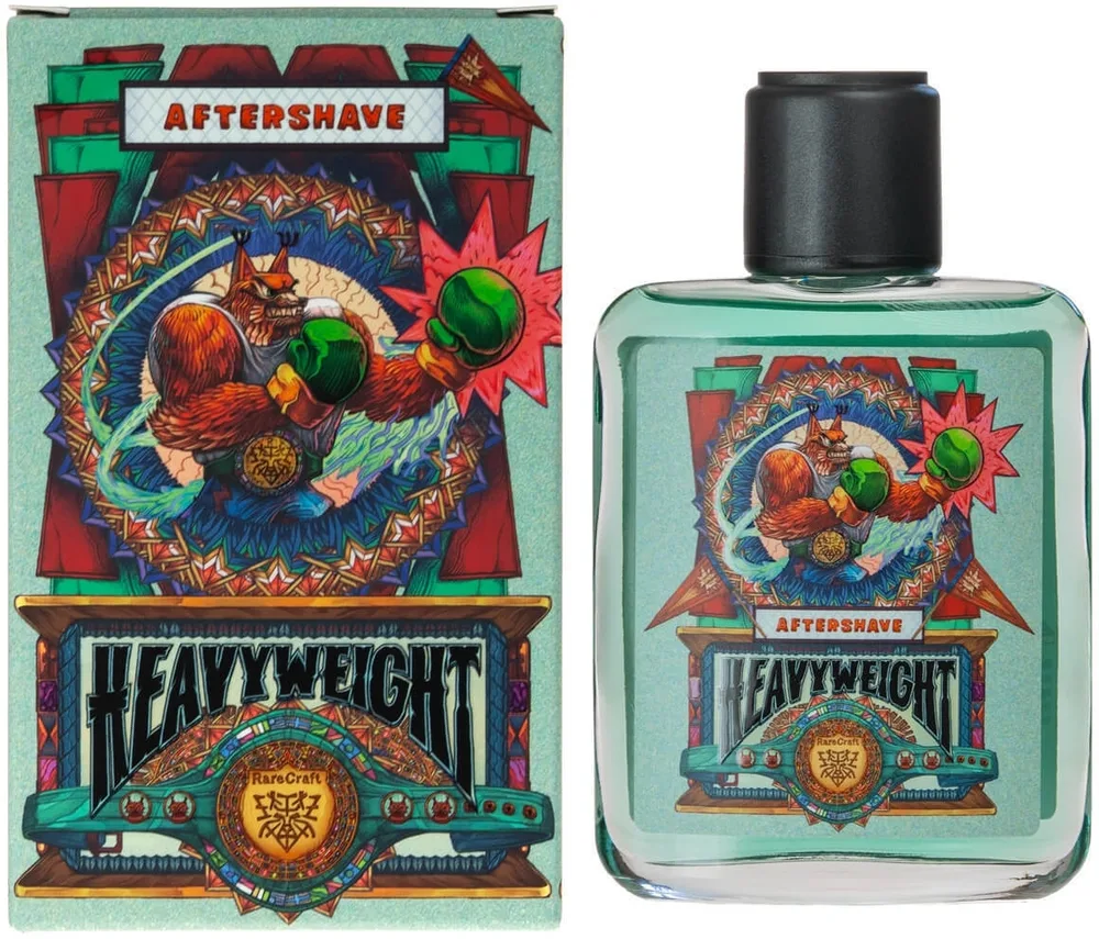 Вода после бритья RareCraft Heavyweight Aftershave с пантенолом и глицерином, аромат кожи и табака, 100 мл