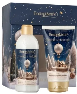 Набор для тела Bottega Verde Favola Di Natale молочко и гель для душа с ароматом белого мускуса 150+250 мл