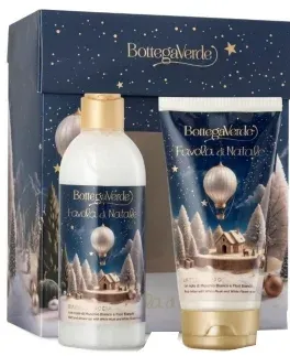 Набор для тела Bottega Verde Favola Di Natale молочко и гель для душа с ароматом белого мускуса 150+250 мл