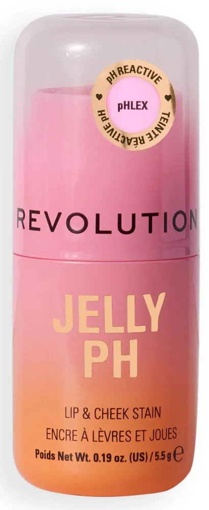 Revolution PRO Pigment do ust i policzków - Тинт-желе для губ и щёк Revolution PH Lip and Cheek Stain Jelly Glow, реагирует на pH, 5,5 г