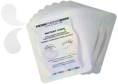 Peter Thomas Roth Instant FIRMx Collagen Infusion патчи гидрогелевые под глаза с коллагеном и пептидами, от отёков, охлаждающие 16 шт
