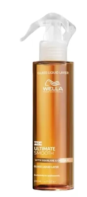 Разглаживающий спрей для сухих и пушащихся волос Wella Professionals Ultimate Smooth Glass Liquid Layer, 185 мл