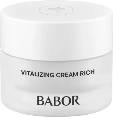 Babor Skinovage Vitalizing Cream Rich крем для лица насыщенный 50 мл, питательный крем для сияния и гладкости кожи