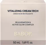 Babor Skinovage Vitalizing Cream Rich крем для лица насыщенный 50 мл, питательный крем для сияния и гладкости кожи — фото 2