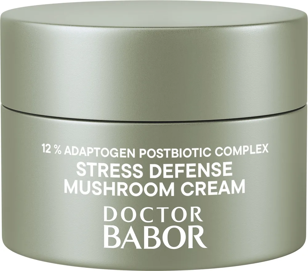 Babor Doctor Babor Microbiomic Stress Defense Mushroom Cream крем для лица с экстрактом грибов 50 мл лёгкий гель-крем с постбиотиками для защиты кожи от стресса