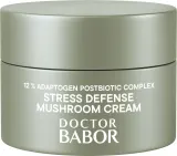 Babor Doctor Babor Microbiomic Stress Defense Mushroom Cream крем для лица с экстрактом грибов 50 мл лёгкий гель-крем с постбиотиками для защиты кожи от стресса — фото 1