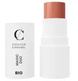 Румяна для щёк Couleur Caramel Magic Duo стик 2 в 1, с хайлайтером, 4,5 г — фото 1
