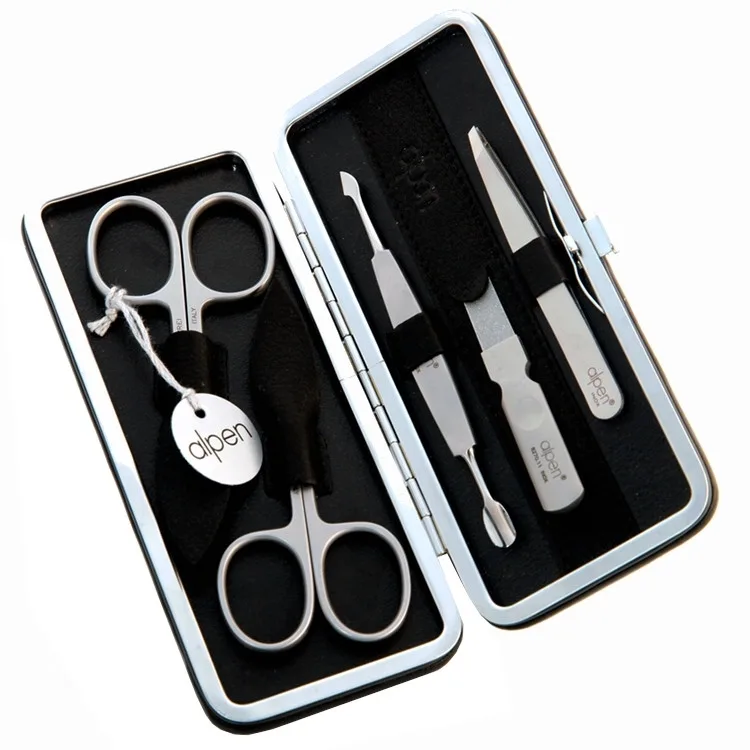 Маникюрный набор Alpen 6862R 5 предметов черный футляр