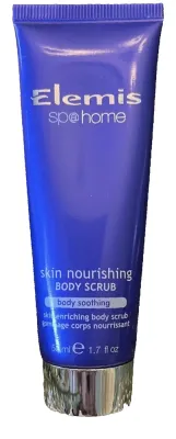 Elemis Spa Home Skin Nourishing Body Soothing Scrub скраб для тела питательный 50 мл, с рисом и миндальным маслом