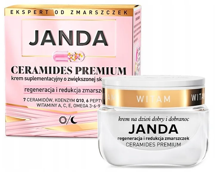Крем для лица Janda Ceramides Premium восстанавливающий против морщин 50 мл