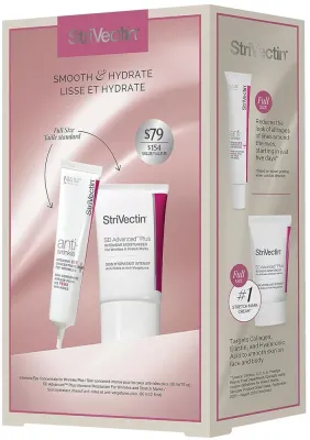Набор для лица StriVectin Smooth and Hydrate концентрат для кожи вокруг глаз и увлажняющий крем-концентрат для зрелой кожи 30+60 мл