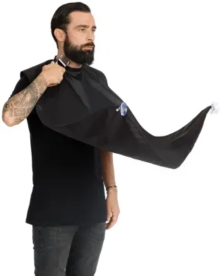 Фартук для стрижки бороды Labor Pro Beard Apron с присосками, чёрный