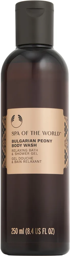 The Body Shop Spa Of The World гель для душа и ванны Bulgarian Peony 250 мл, болгарский пион, цветочный аромат