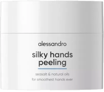 Пилинг для рук Alessandro International Silky Hands Peeling с морской солью и маслами, 50 мл