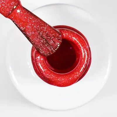 Гель-лак для ногтей Alessandro International Striplac UV Colour, полимеризация 60 секунд, 6,5 мл, оттенок 132 - Joy Is Back Glitter