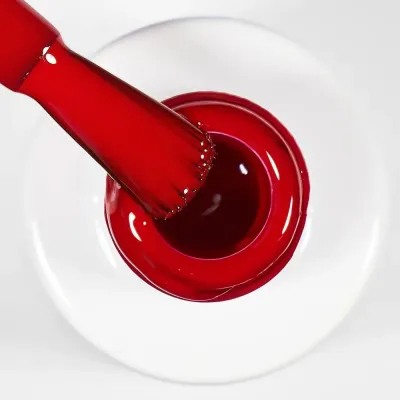 Гель-лак для ногтей Alessandro International Striplac UV Colour, полимеризация 60 секунд, 6,5 мл, оттенок 144 - Secret Red