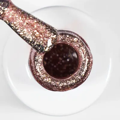 Гель-лак для ногтей Alessandro International Striplac UV Colour, полимеризация 60 секунд, 6,5 мл, оттенок 159 - Cheers! Glitter