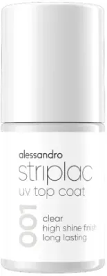 Топ для гибридного лака Alessandro International Striplac UV Top Coat, глянцевый, 6,5 мл