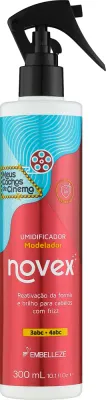 Увлажняющий крем для кудрявых волос Novex My Movie Curls для обновления локонов, несмываемый, 300 мл