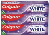 Набор зубных паст Colgate Advanced White Purple Trio Toothpaste отбеливающих, с технологией оптического осветления, 3 x 75 мл — фото 1
