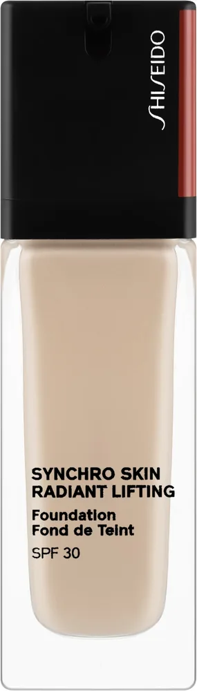 Тональный флюид Shiseido Synchro Skin Radiant Lifting Foundation сияющий с эффектом лифтинга SPF 30, 30 мл