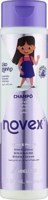 Шампунь для волос Novex Super Silky Hair Shampoo увлажняющий, для гладкости и блеска, 300 мл
