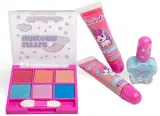 Детский набор косметики Martinelia Little Unicorn Glam Bag блески для губ 2 шт лак для ногтей тени и сумочка — фото 2