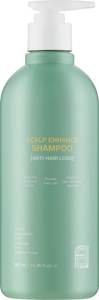 Шампунь Floland Scalp Enhance для чувствительной кожи головы с кофеином и климбазолом