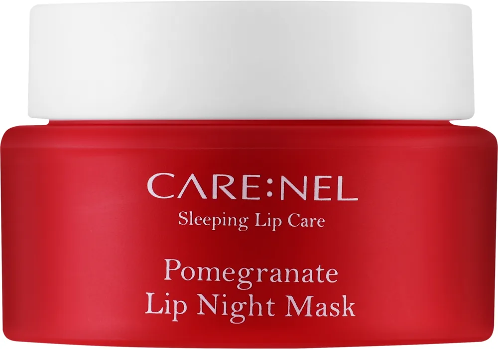 Маска для губ Carenel Pomegrant Lip Night Mask ночная, с гранатом, с лёгким оттенком, 23 г