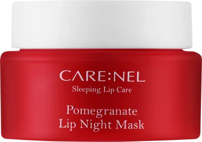 Маска для губ Carenel Pomegrant Lip Night Mask ночная, с гранатом, с лёгким оттенком, 23 г