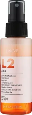 Кондиционер для волос Lakme L2 Curl Definer двухфазный, для волнистых и кудрявых волос, несмываемый, 100 мл