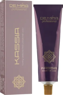 Крем-краска для волос DeMira Professional Kassia Ammonia Free стойкая, профессиональная, с маслом мирры, 90 мл, оттенок 10/01