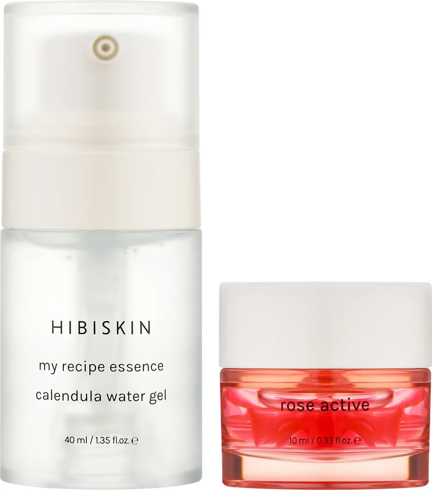 Эссенция-ампула для лица Hibiskin Calendula Water Gel Rose Active тонизирующая, с календулой, 50 мл