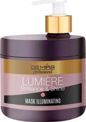 Восстанавливающая маска для блеска волос DeMira Professional, протеины гороха, пшеницы и сои, экстракт риса и киноа, 500 мл