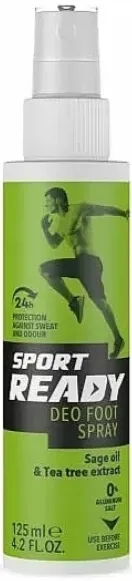 Спрей-дезодорант для ног Sport Ready Deo Foot Spray, защита от пота и запаха 24 часа, 125 мл